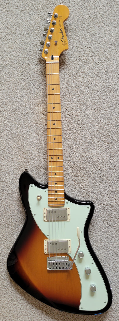Fender Player Plus Meteora HH Electric Guitar, 3 Color Sunburst, New Gig Bag