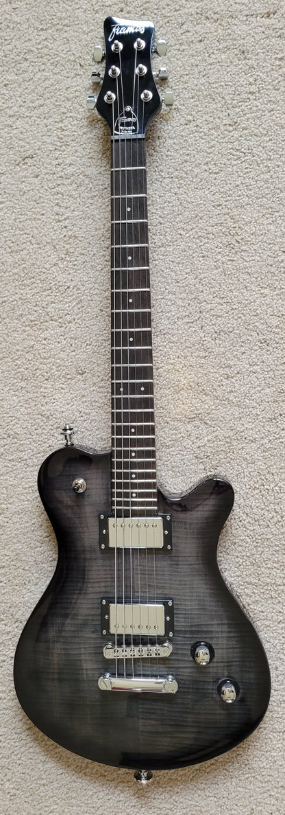 Framus D-Series Panthera Supreme Electric Guitar, Nirvana Black Transparent High Polish, New Gig Bag
