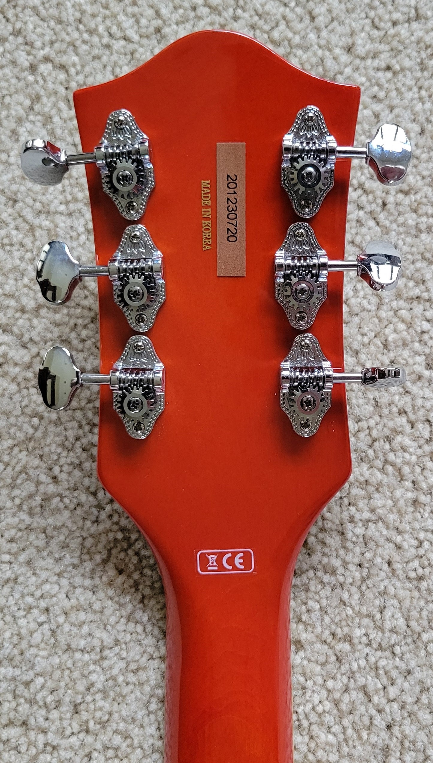 Gretsch G5420T Electromatic Hollow Body Electric Guitar, Bigsby, Orange Stain