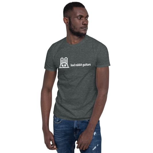 Unisex Soft-Style T-Shirt (Sport Grey) with larger logo
