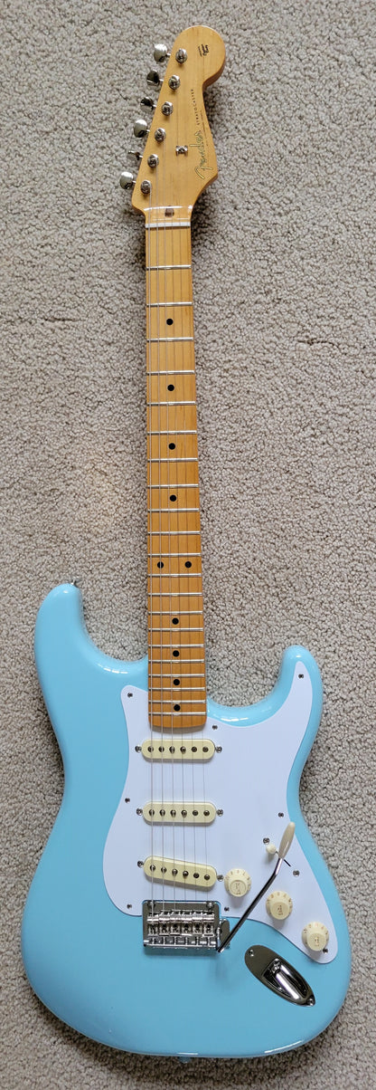 Fender Vintera '50s Stratocaster Modified Electric Guitar, Daphne Blue, New Gig Bag