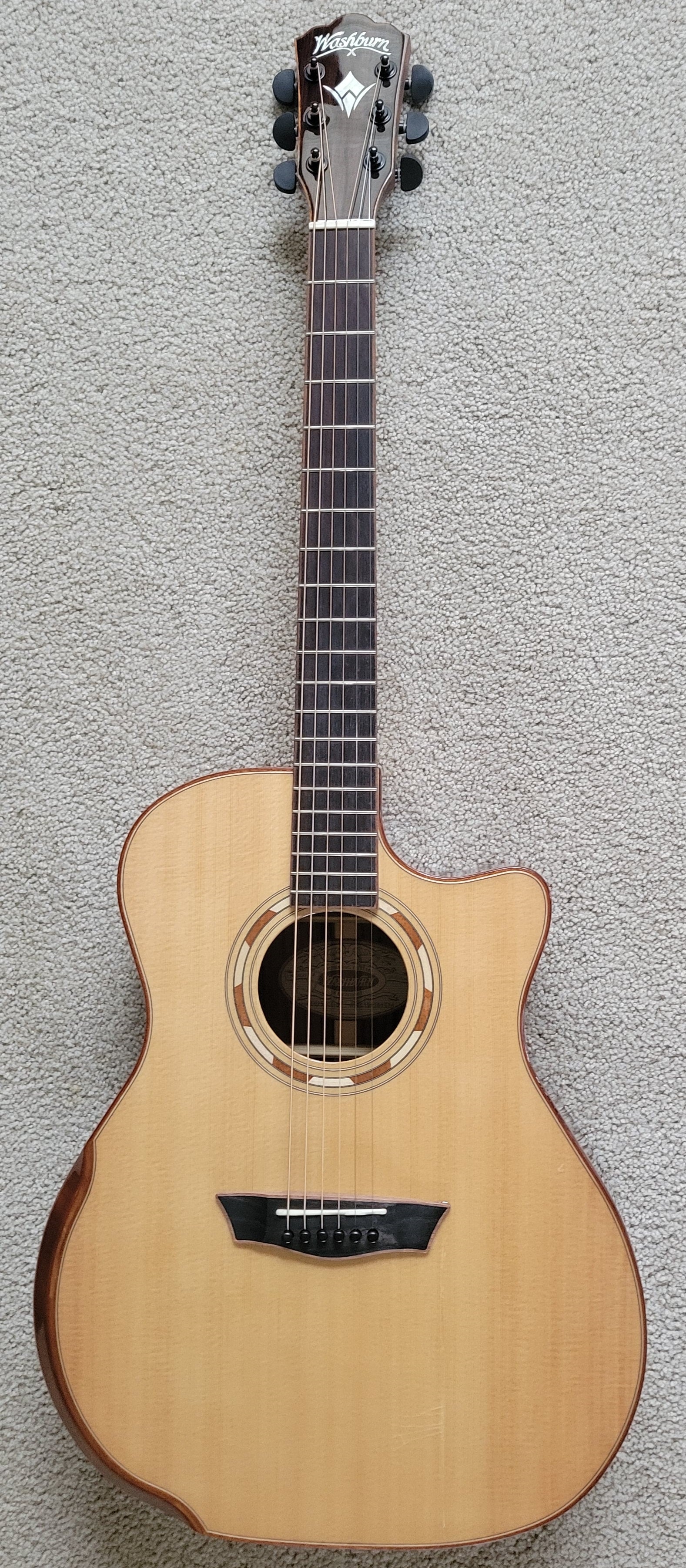 Washburn deals semi acoustic