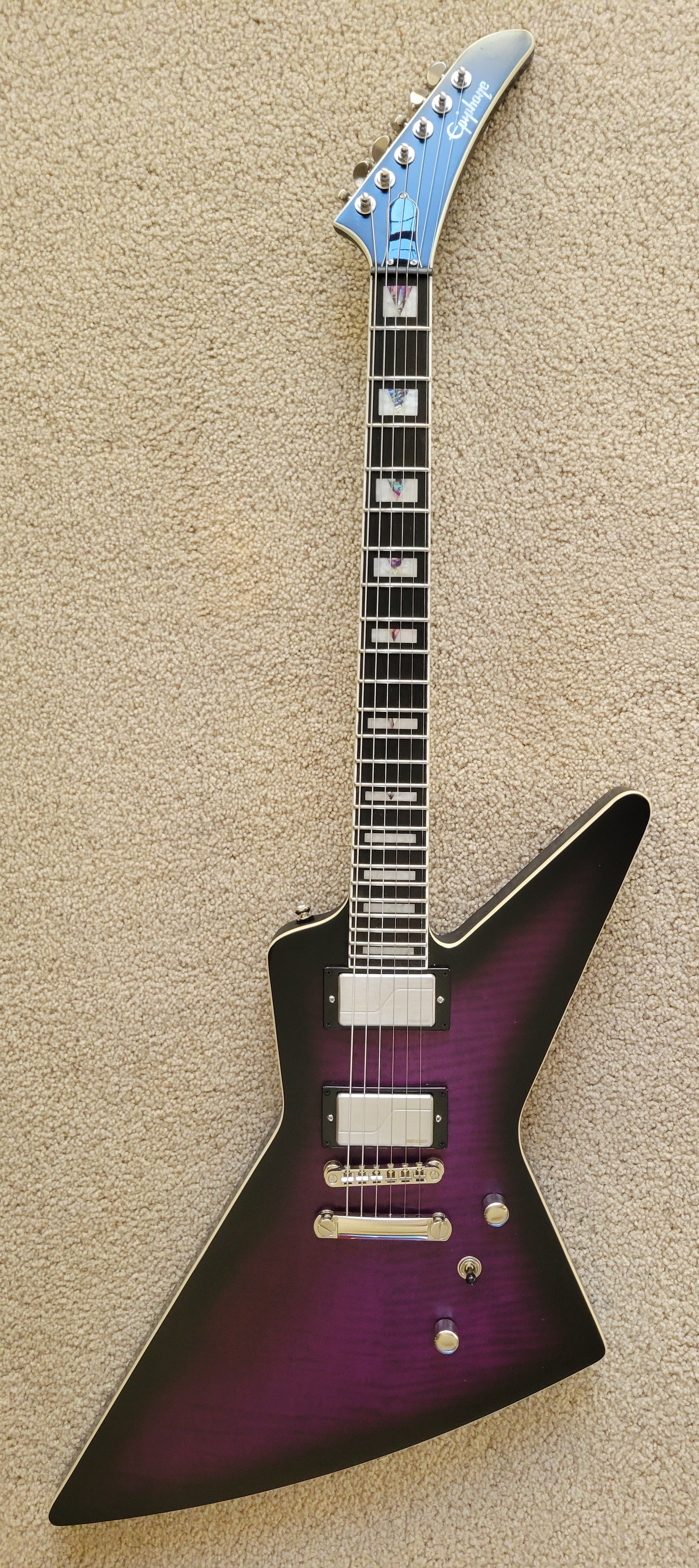 Epiphone prophecy sales extura purple tiger
